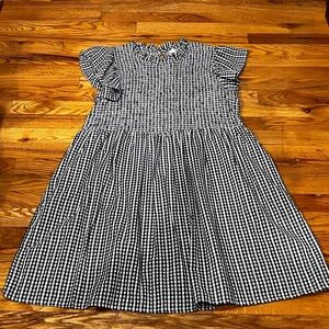 Time and Tru black and white checkered dress